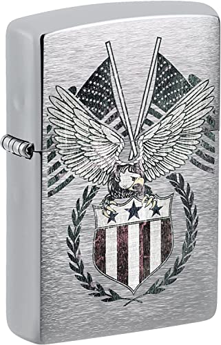 Brushed Chrome Flag Z5055