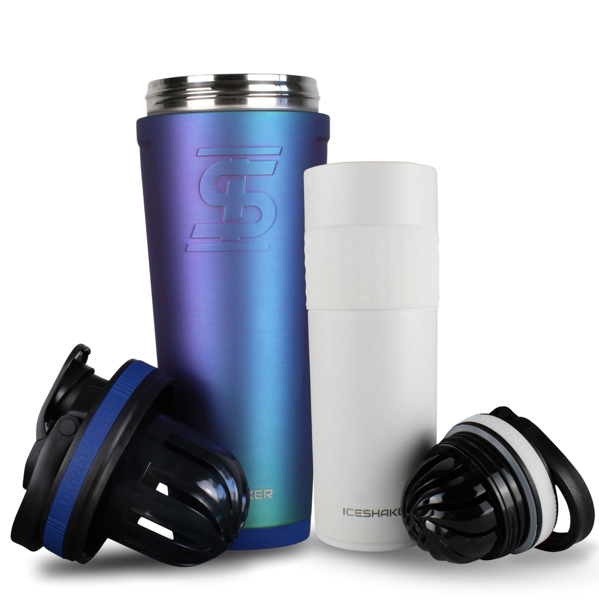 Premium His & Her Protein Shaker Bottle Set - 20oz Leak-Proof Mixing Cups for Gym, Workouts & Post-Training Recovery - BPA-Free Fitness Accessories for Couples