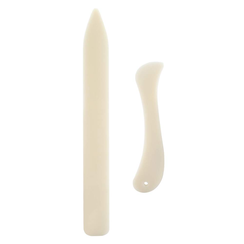 Premium Bone Folder Tool for Bookbinding & Paper Crafts - Comfortable & Easy Creasing for DIY Projects, Scrapbooking & Card Making