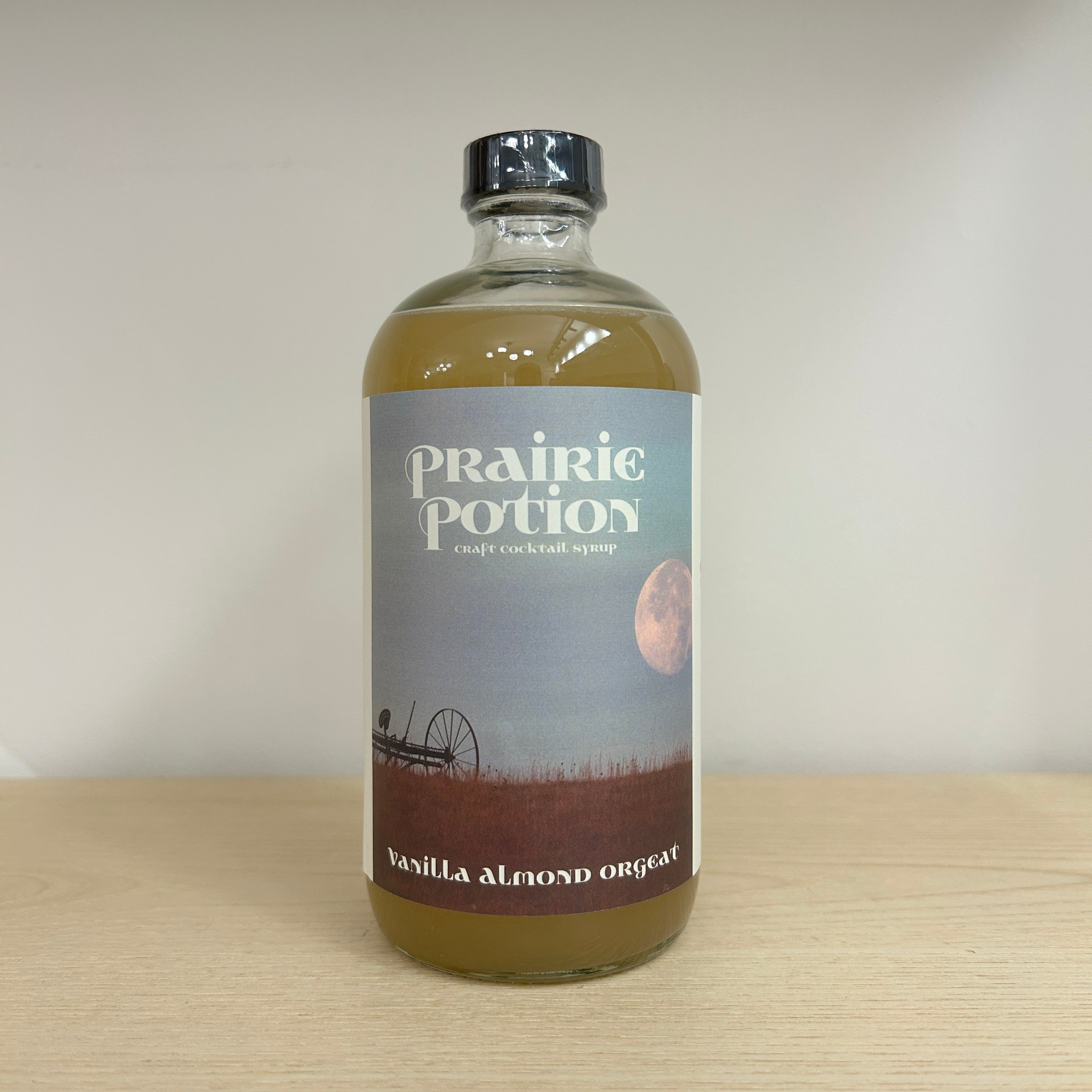 Premium Vanilla Almond Orgeat Cocktail Syrup - Prairie Potion | Artisan Bar Mix for Tropical Drinks, Tiki Cocktails & Mocktails | Perfect for Home Bartending & Party Mixology