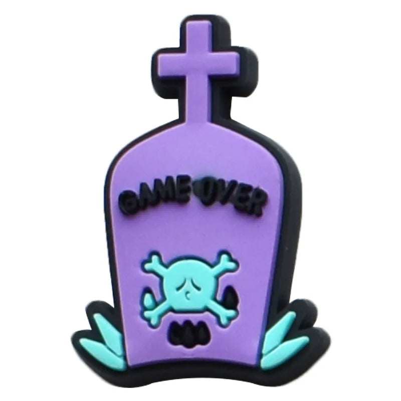 Cute Skull Shoe Charms for Crocs - Fun Shoe Accessories & Decorations for Women & Kids - Perfect Gift for Halloween, Parties & Everyday Wear - New Arrivals Fashion Jewelry Pins for Sandals & Shoes