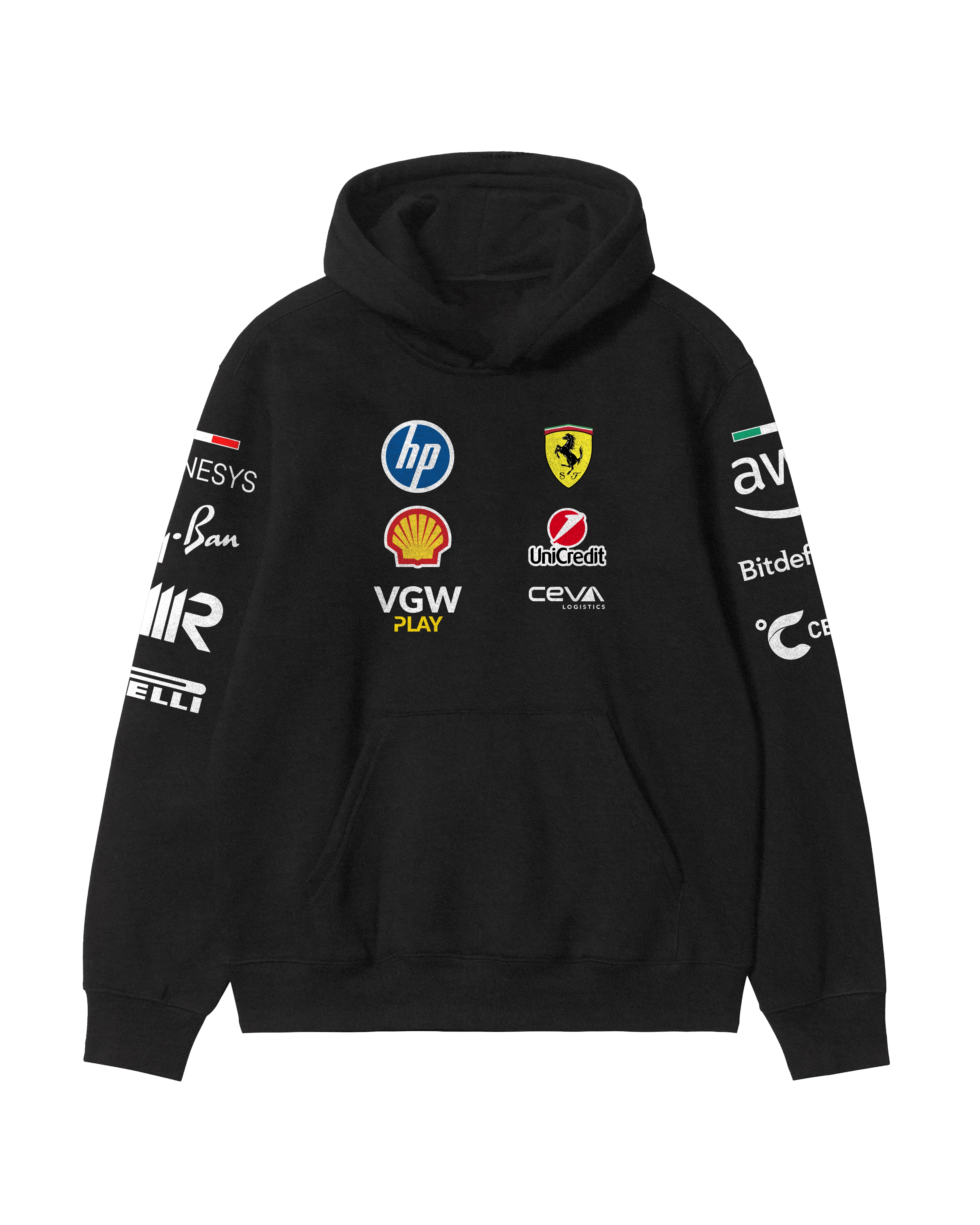 Ferrari 2025 Men's Hoodie - Premium Cotton Pullover Sweatshirt for Casual Wear & Sports | Perfect for Racing Fans & Streetwear Fashion