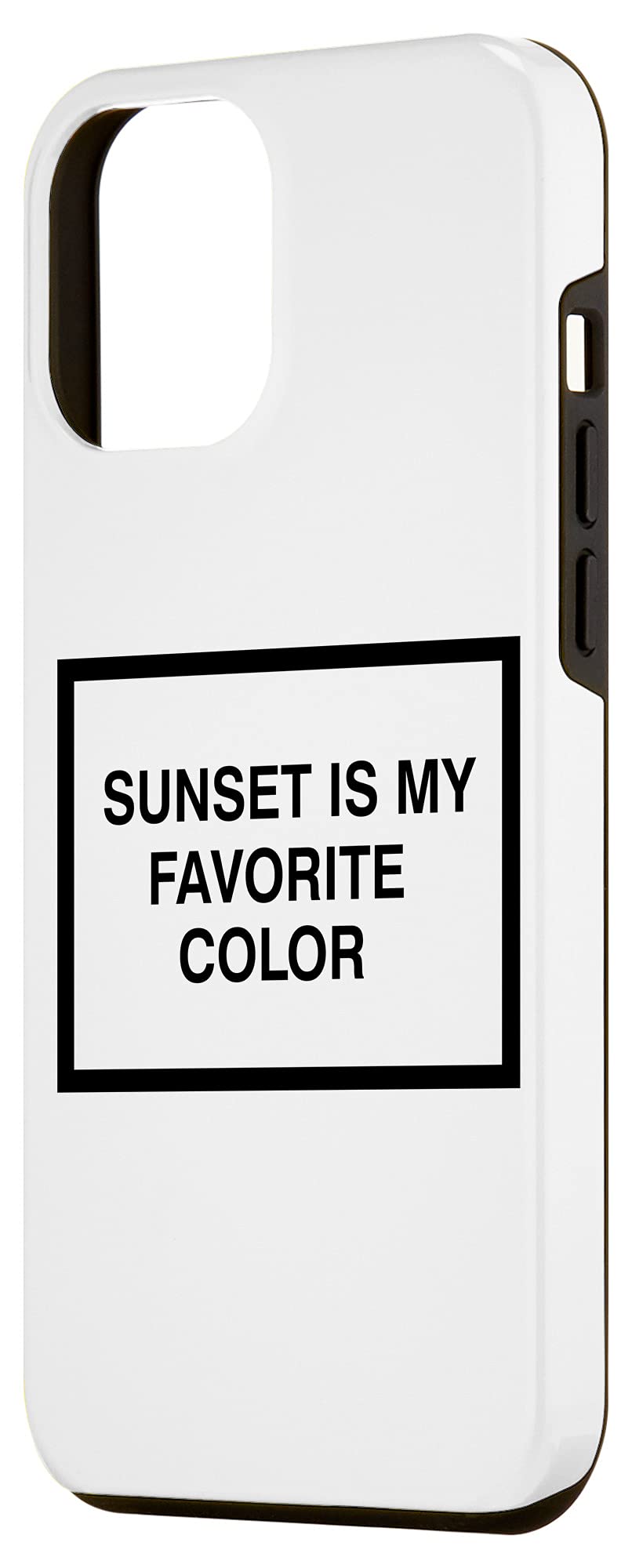 iPhone 12 Pro Max Case with Sunset Design - Trendy Moody Quotes Aesthetic Phone Cover for Women & Men - Perfect for Daily Use, Travel & Instagram Aesthetic Style