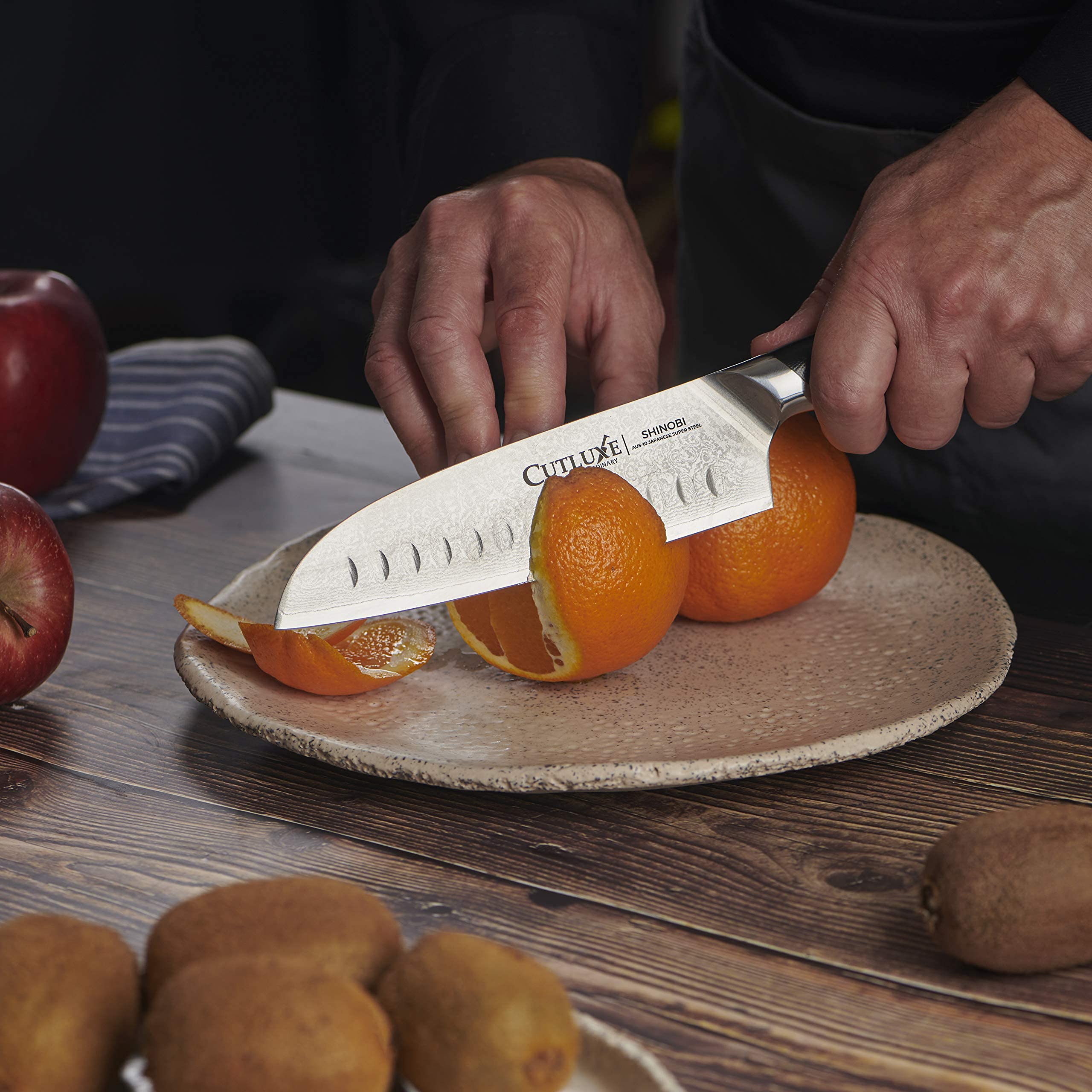 Cutluxe Shinobi Santoku Knife 7