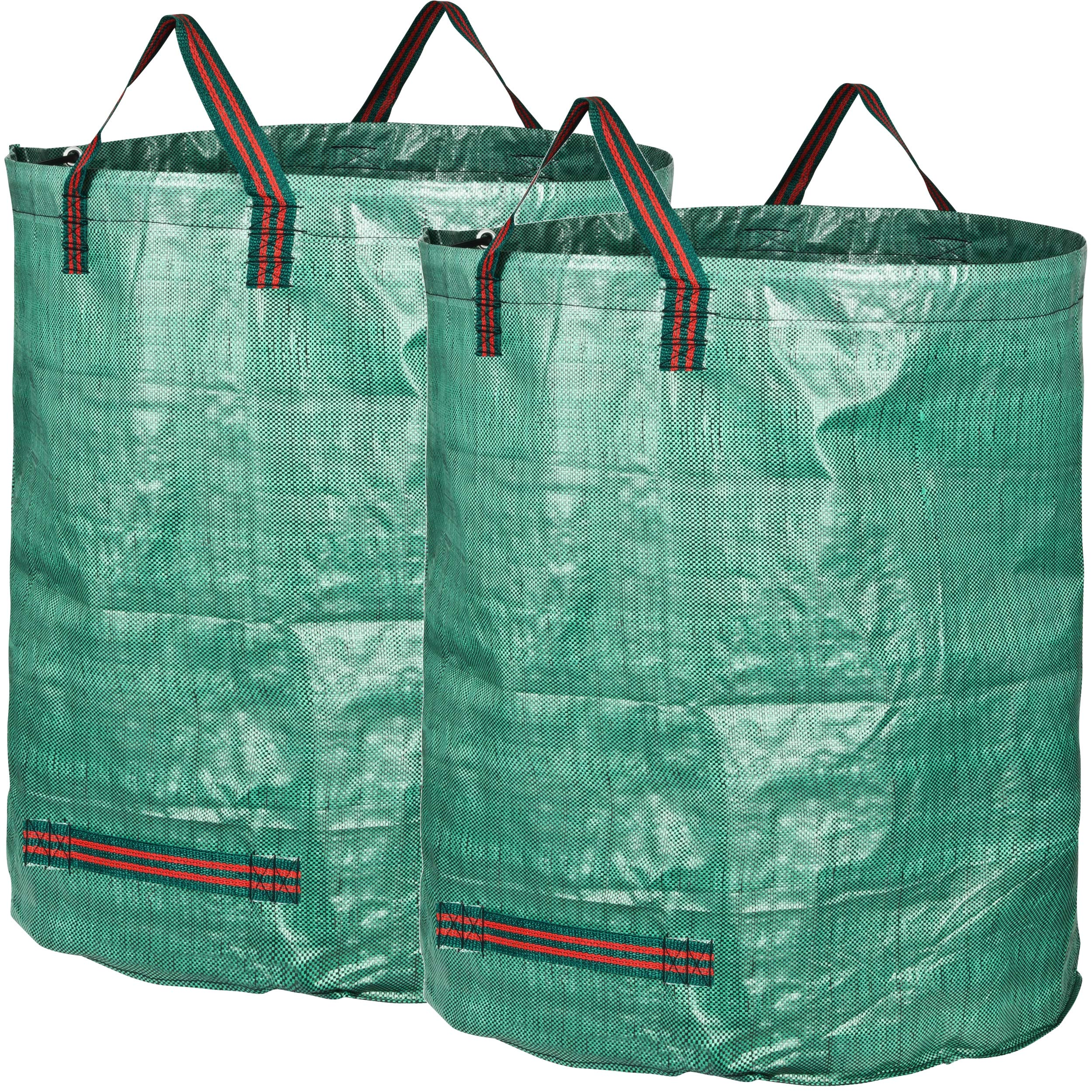 2-Pack 132 Gallons Heavy Duty Reusable Garden Waste Bags (34