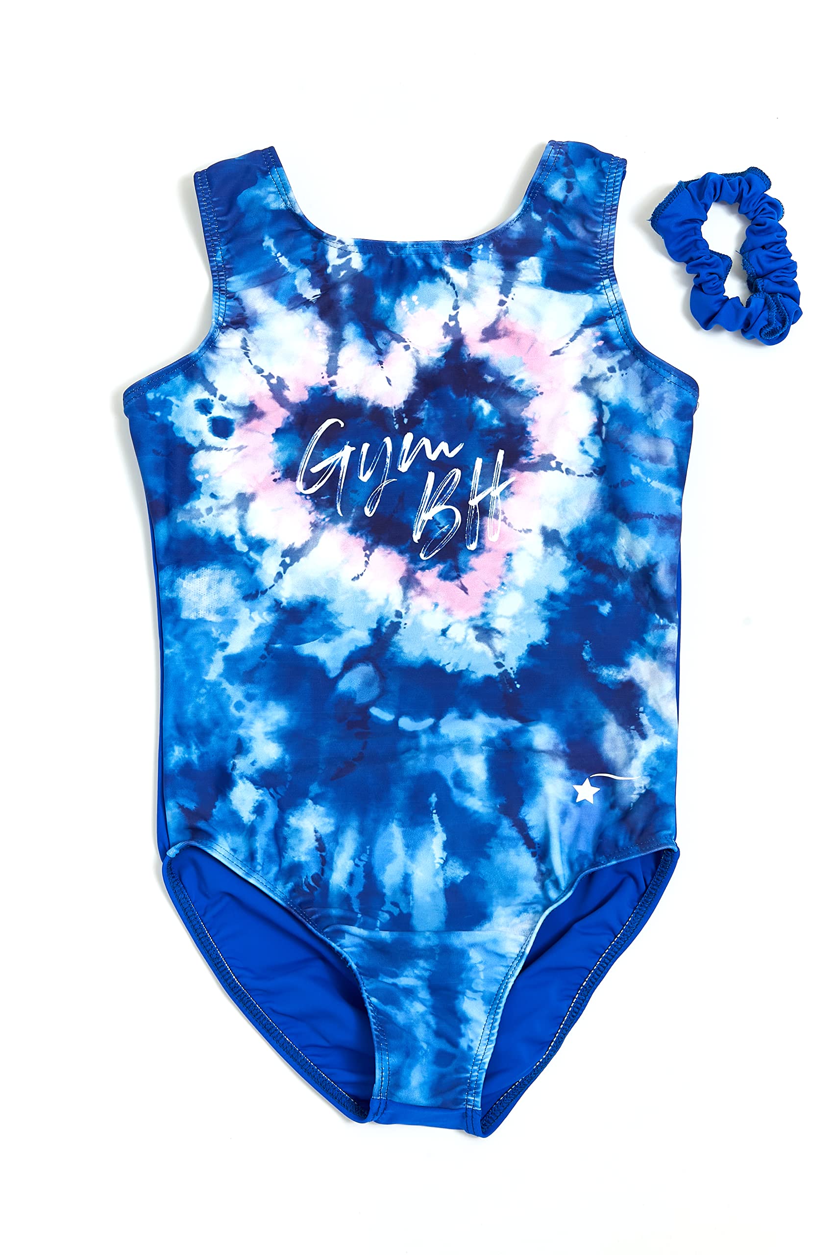 Destira Girls Gymnastics Leotards - Super Soft Dance Leotard with Matching Hair Scrunchie for Gymnastics, Cheerleading, Ballet, Yoga & Performance | Perfect for Competitions, Practice & Recitals