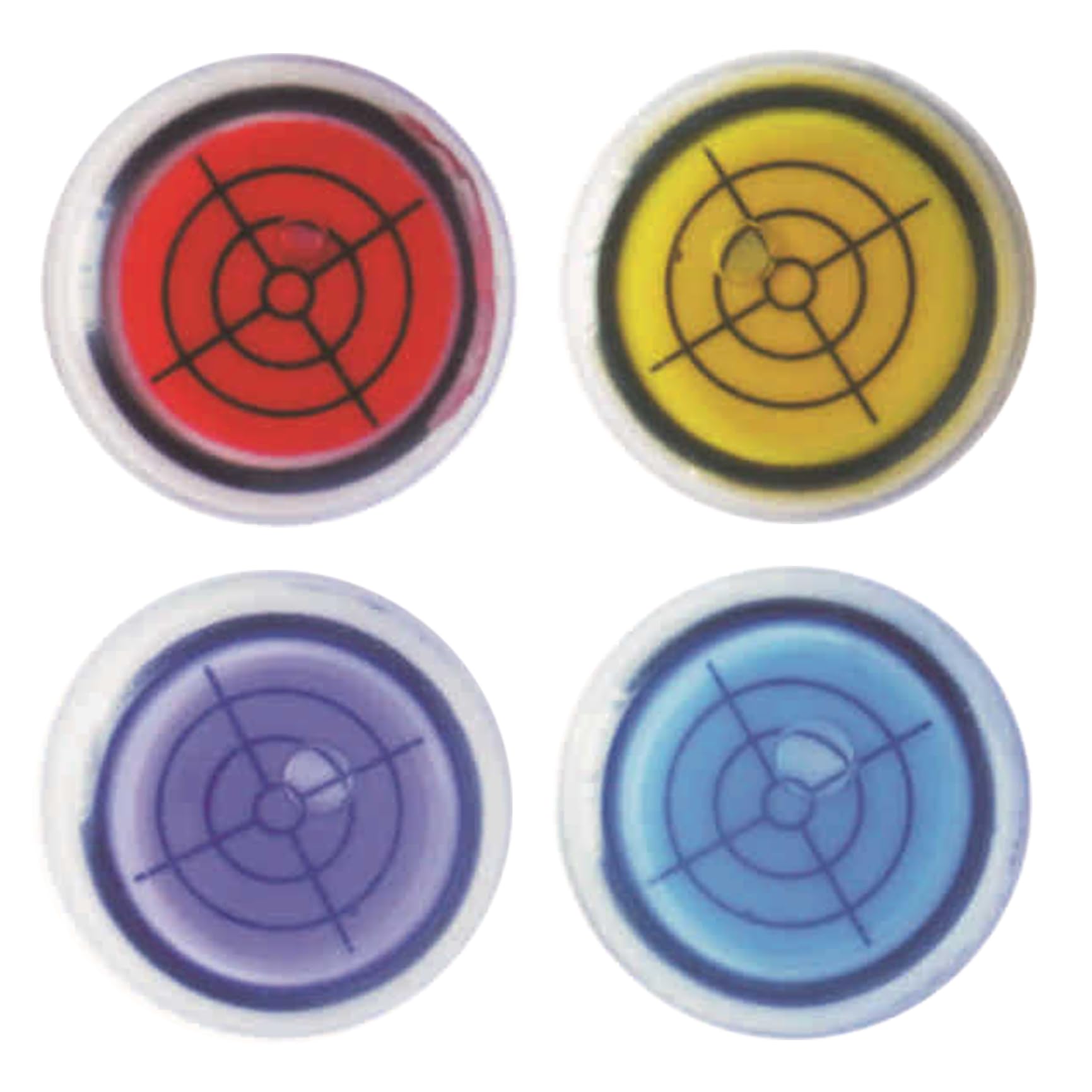 4Pcs Magnetic Golf Ball Marker with Level & Green Reader - 0.94
