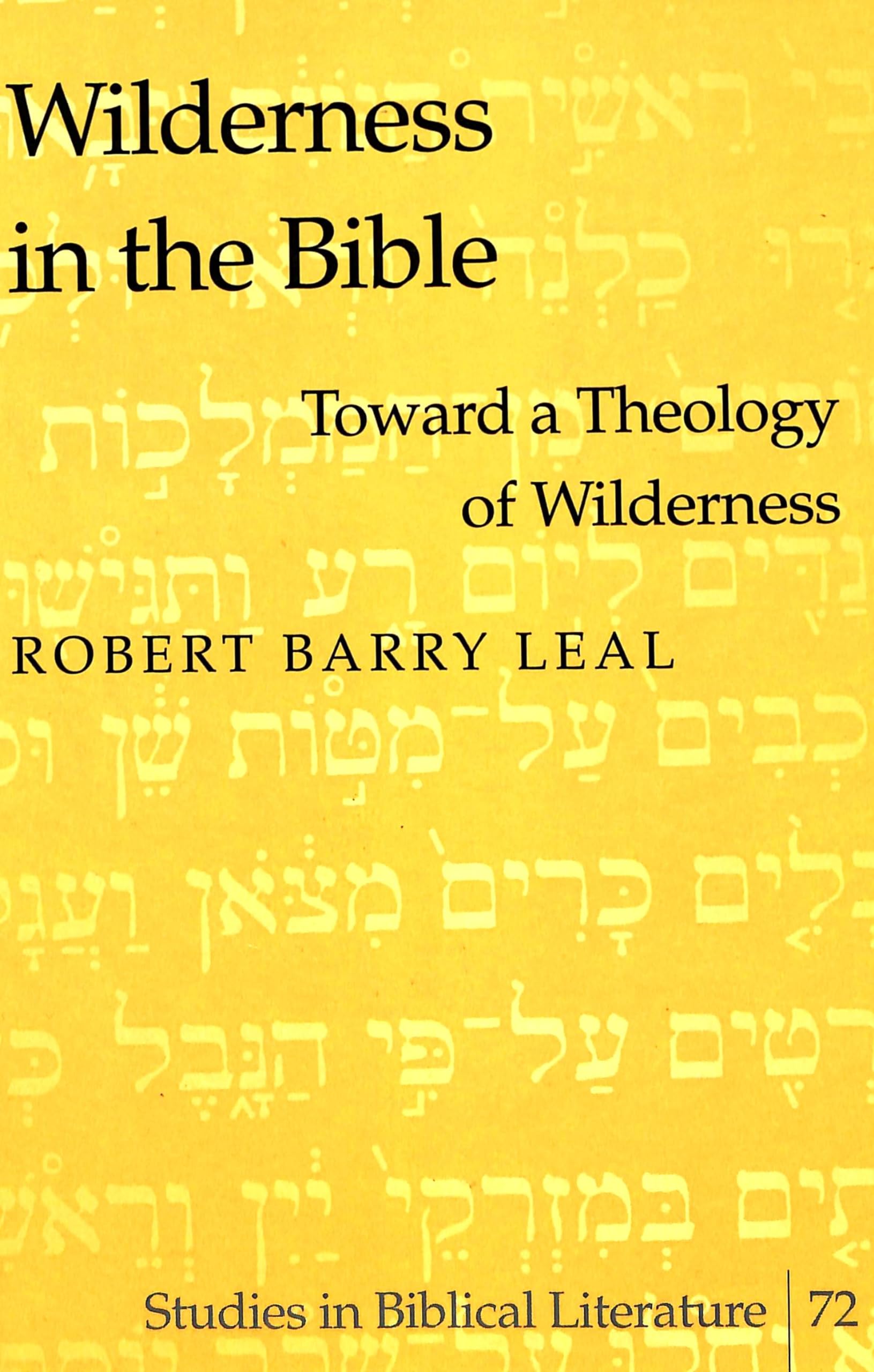 Wilderness in the Bible: Theology of Wilderness Exploration - Biblical Literature Study for Christian Faith & Spiritual Growth | Perfect for Bible Study Groups & Theological Research