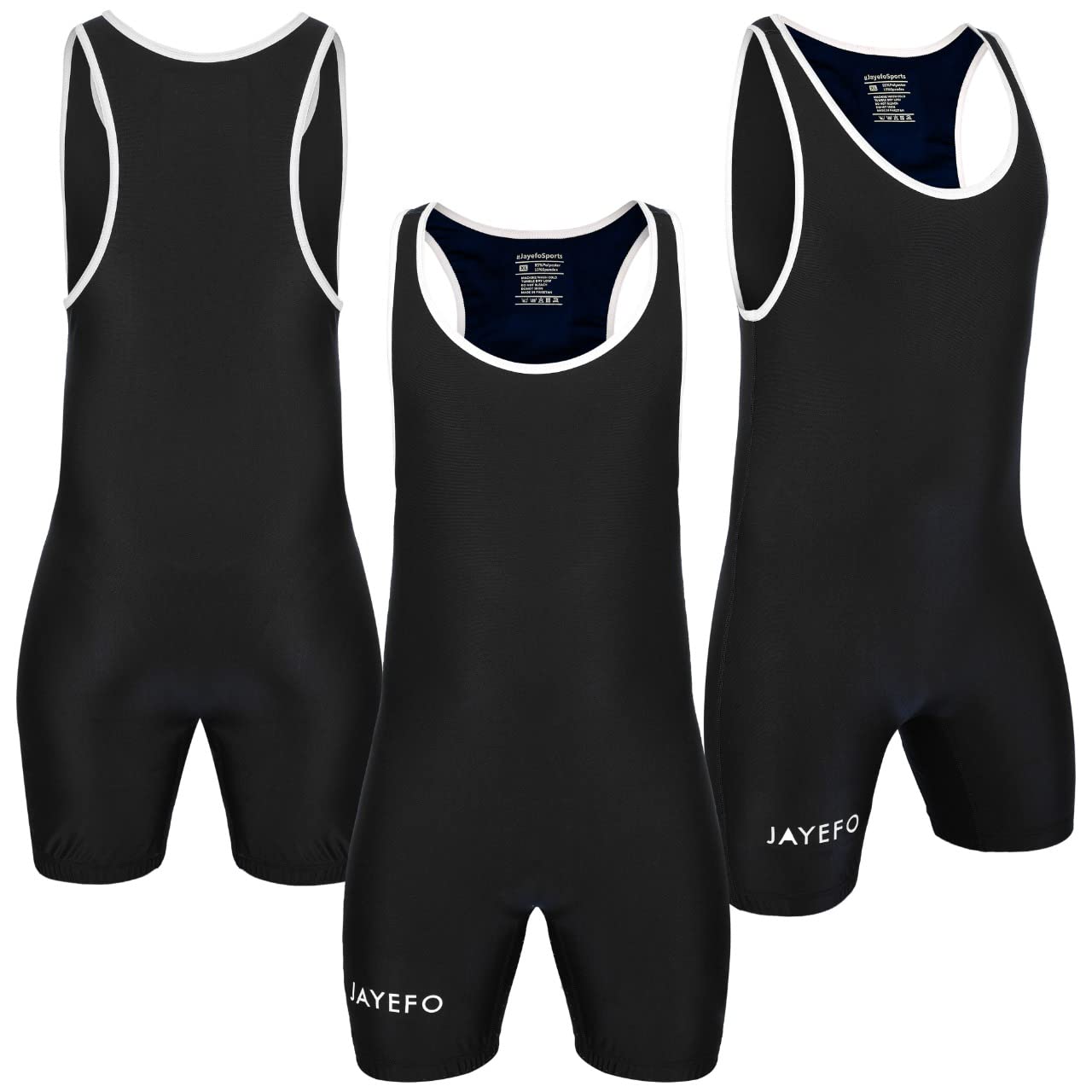 Jayefo Pro Wrestling Singlet for Men - High-Performance Adult Wrestle Gear & Uniform - Ideal for Training, Competitions, and MMA Matches