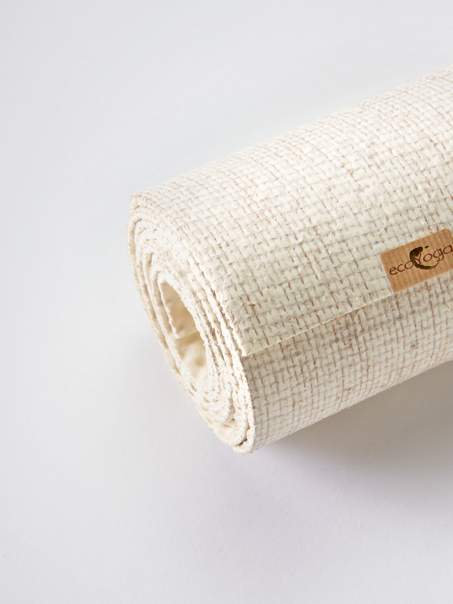Eco-Friendly Yoga Mat - Natural Jute Material for Yoga, Pilates & Meditation - Non-Slip & Durable for Home & Studio Use