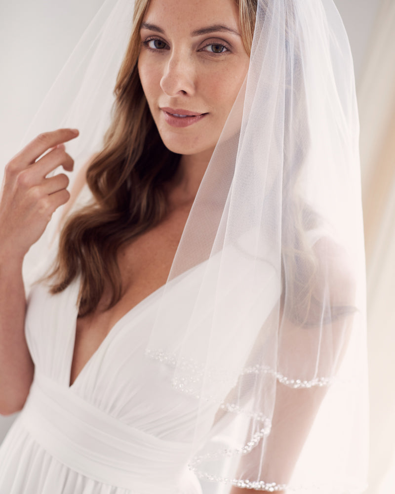 2-Layer Mariah Veil - Elegant Bridal Accessory for Weddings, Prom & Special Occasions