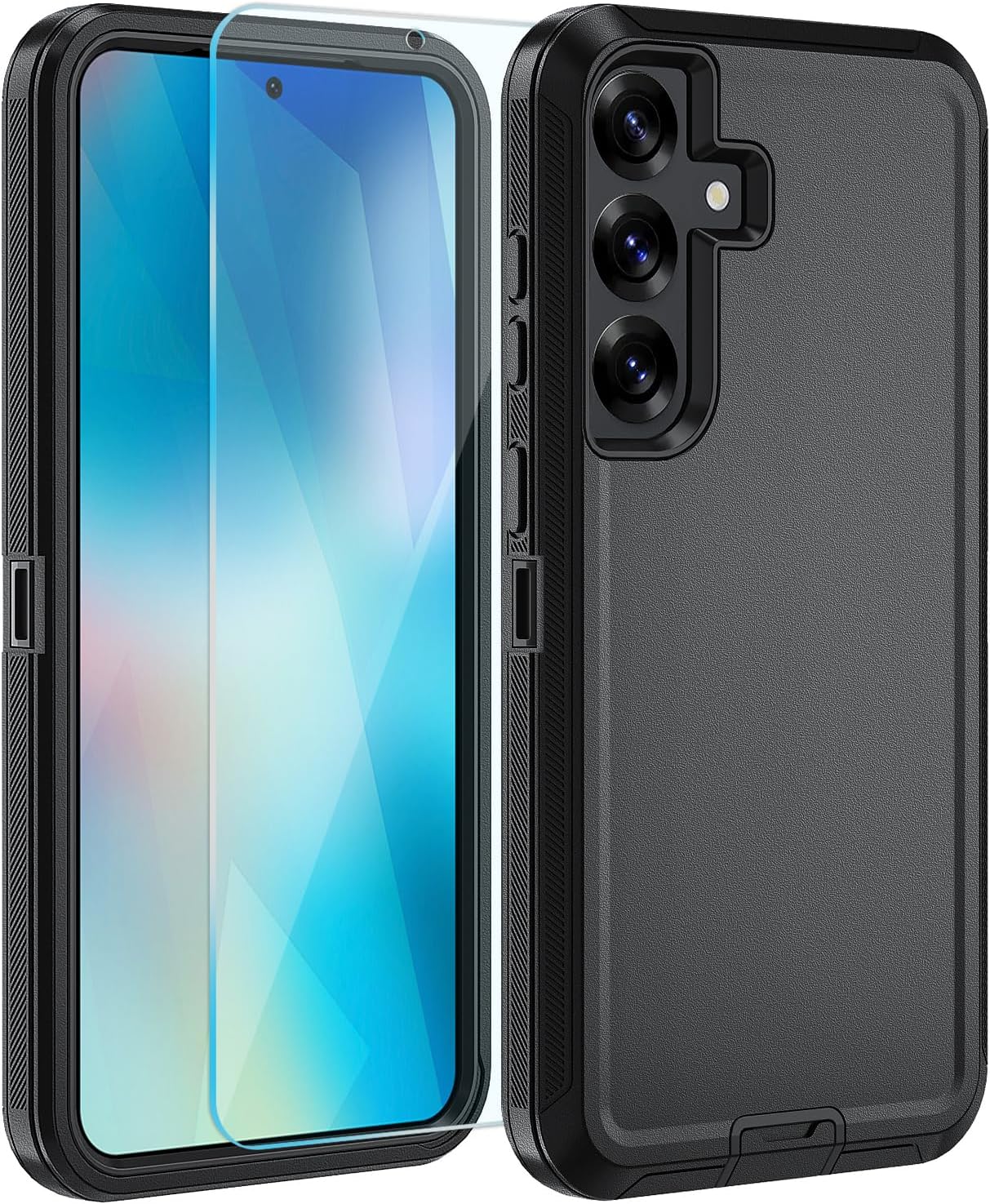 Samsung Galaxy S25 Plus Case - Military Grade Shockproof Protective Cover with Rugged Drop Protection, Impact Absorption & Scratch Resistance | Perfect Fit with Precise Cutouts for Wireless Charging | Ideal for Outdoor, Work & Active Lifestyle Use