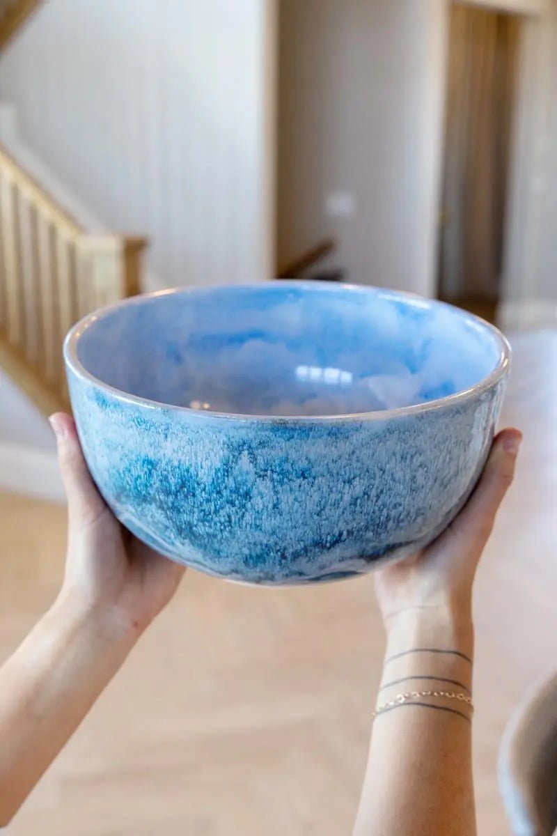 Handmade XL Serving Bowl by Dan Pearce – Perfect for Entertaining, Family Dinners & Special Occasions
