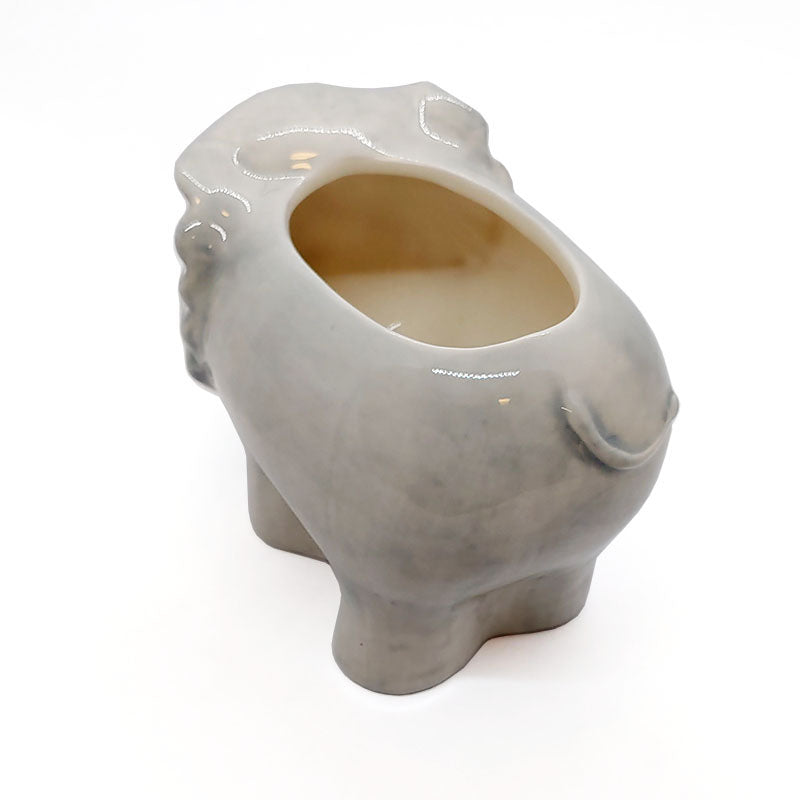 BarConic® Tiki Mug - Ceramic Elephant Design Tropical Drinkware for Cocktails, Juice & Smoothies - Perfect for Luau Parties, Beach Bars & Summer Gatherings