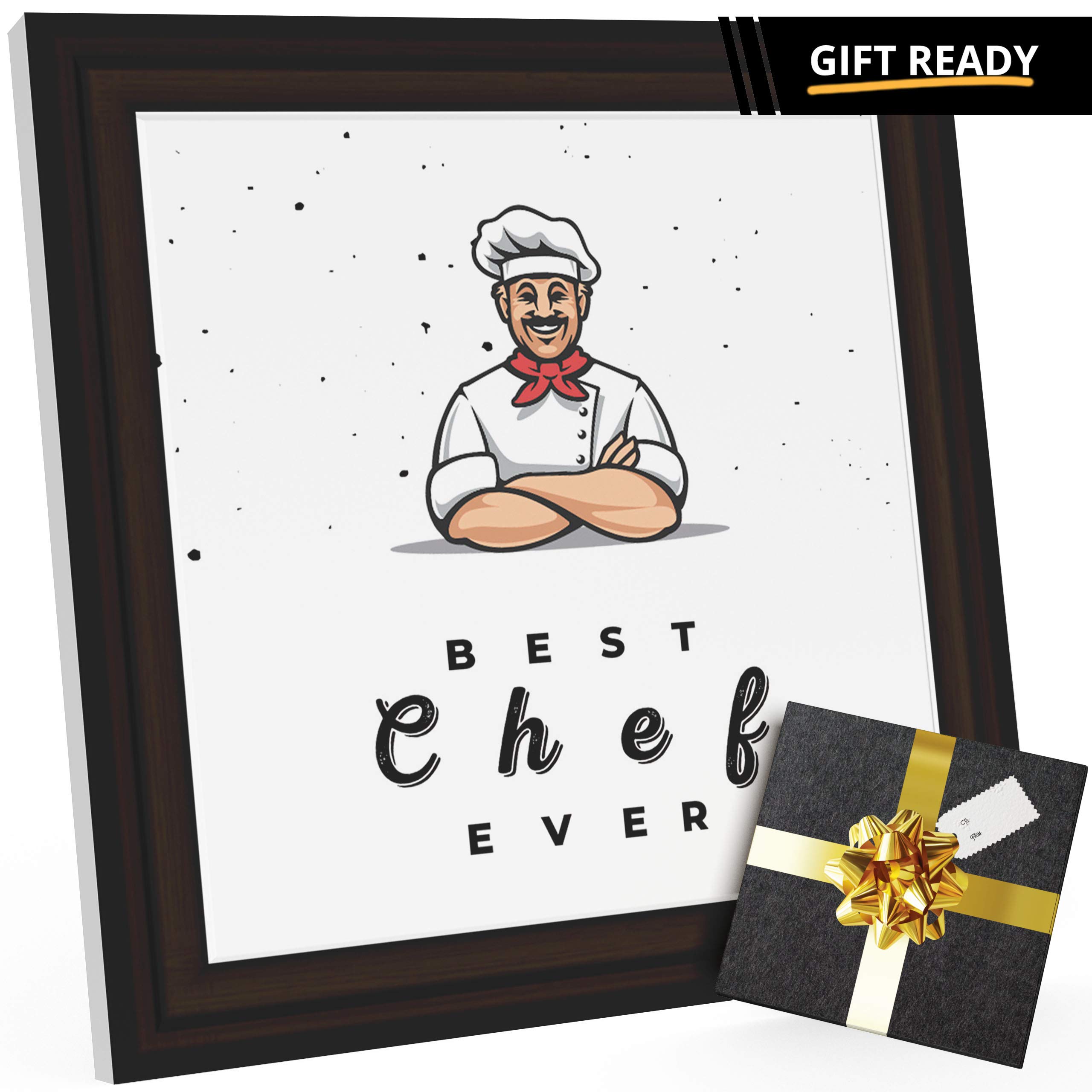 BRYVAHS Chef Kitchen Decor - Perfect Gift for Cooks & Home Decoration