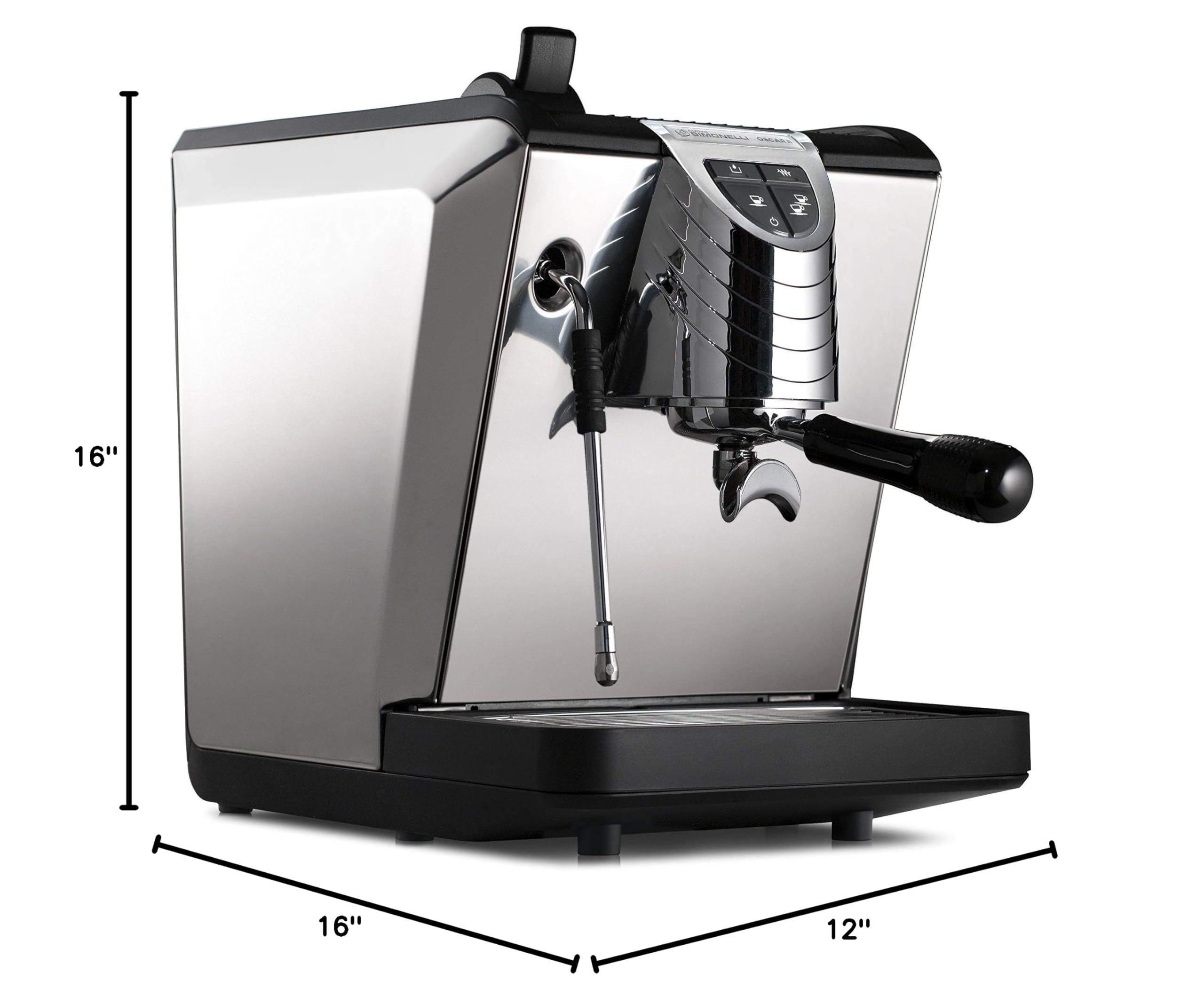 Nuova Simonelli Oscar II Commercial Espresso Machine - 3L Boiler Capacity for Coffee Shops & Home Baristas | Perfect for Lattes, Cappuccinos & Espresso Drinks