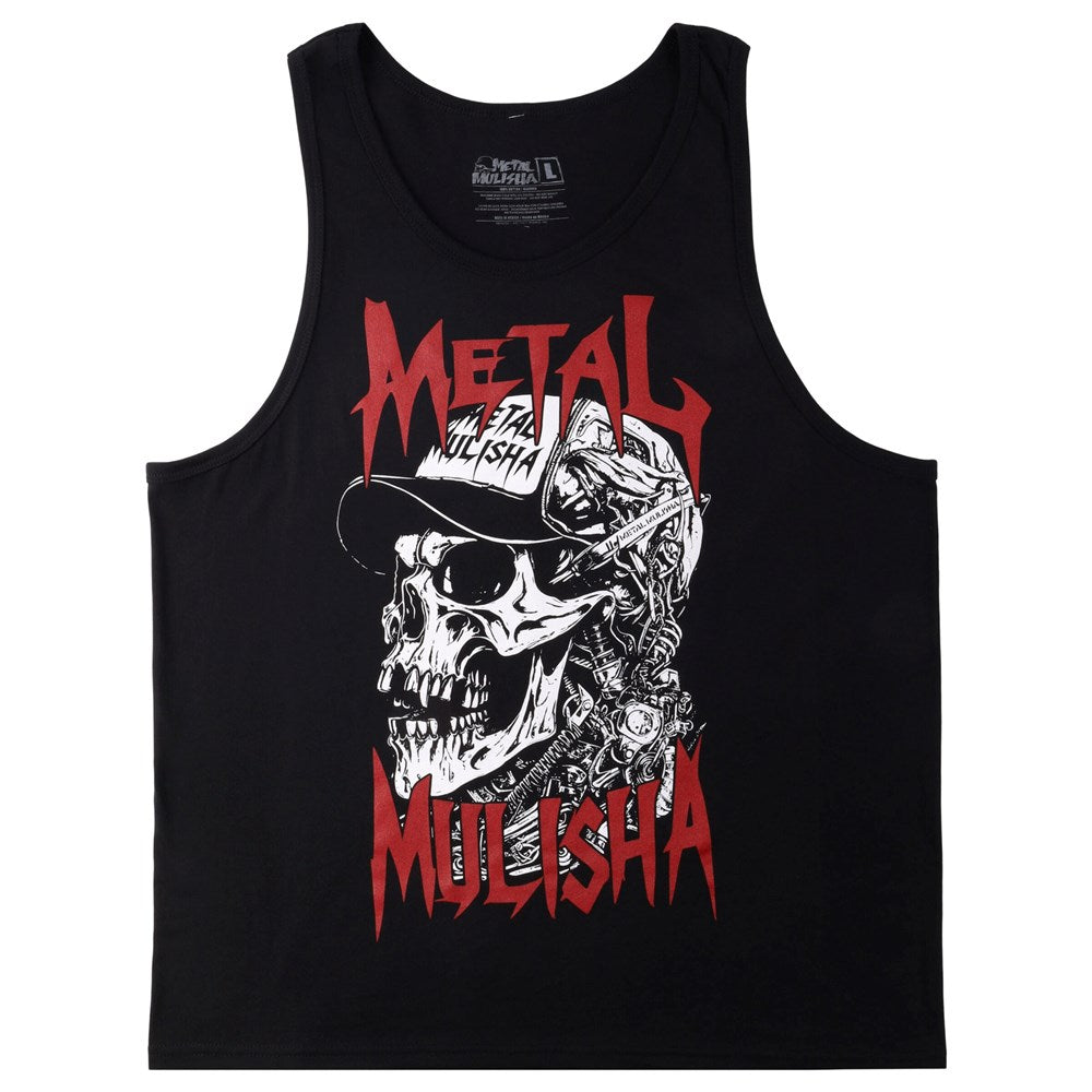 Metal Mulisha Metal Mechanic Tank Top for Men - Premium Quality Graphic Tee - Motorcycle Riding, Gym Workout & Casual Streetwear