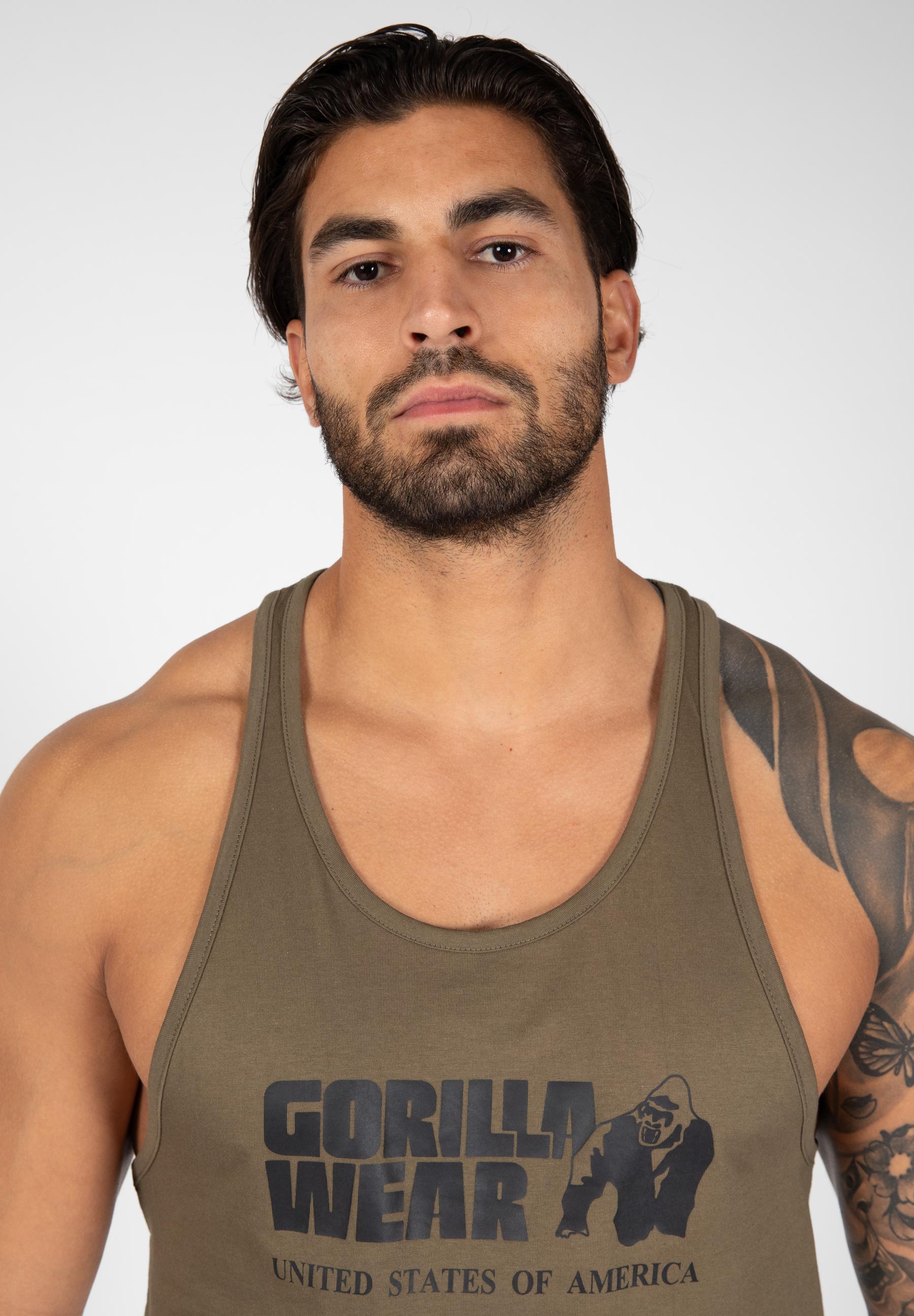 Classic Army Green Tank Top for Women - Comfortable & Stylish Casual Wear - Perfect for Summer, Gym, and Everyday Outfits