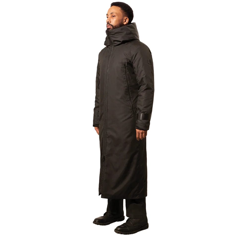 Idris Men's Vegan Parka Jacket - Waterproof Winter Coat with Hood, Lightweight Warm Puffer Jacket for Men (Multiple Colors) - Perfect for Snowboarding, Hiking & Cold Weather Outdoor Activities