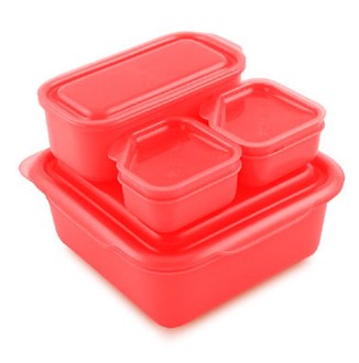 Goodbyn Portions On-the-Go Food Containers | BPA-Free Lunch Boxes for Kids & Adults | Perfect for School, Work, Picnics & Travel
