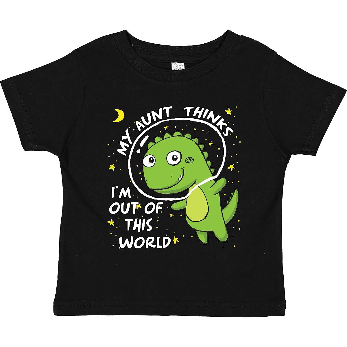 Inktastic My Aunt Dinosaur Toddler T-Shirt - Cute Dinosaur Graphic Tee for Kids & Toddlers - Perfect for Playdates, Birthday Gifts & Family Outings