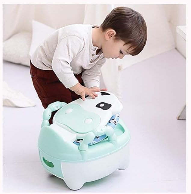 Soft Comfort Baby Potty Chair with Cute Cow Design - Ergonomic Toddler Training Toilet for Boys & Girls | Home, Travel & Daycare Use