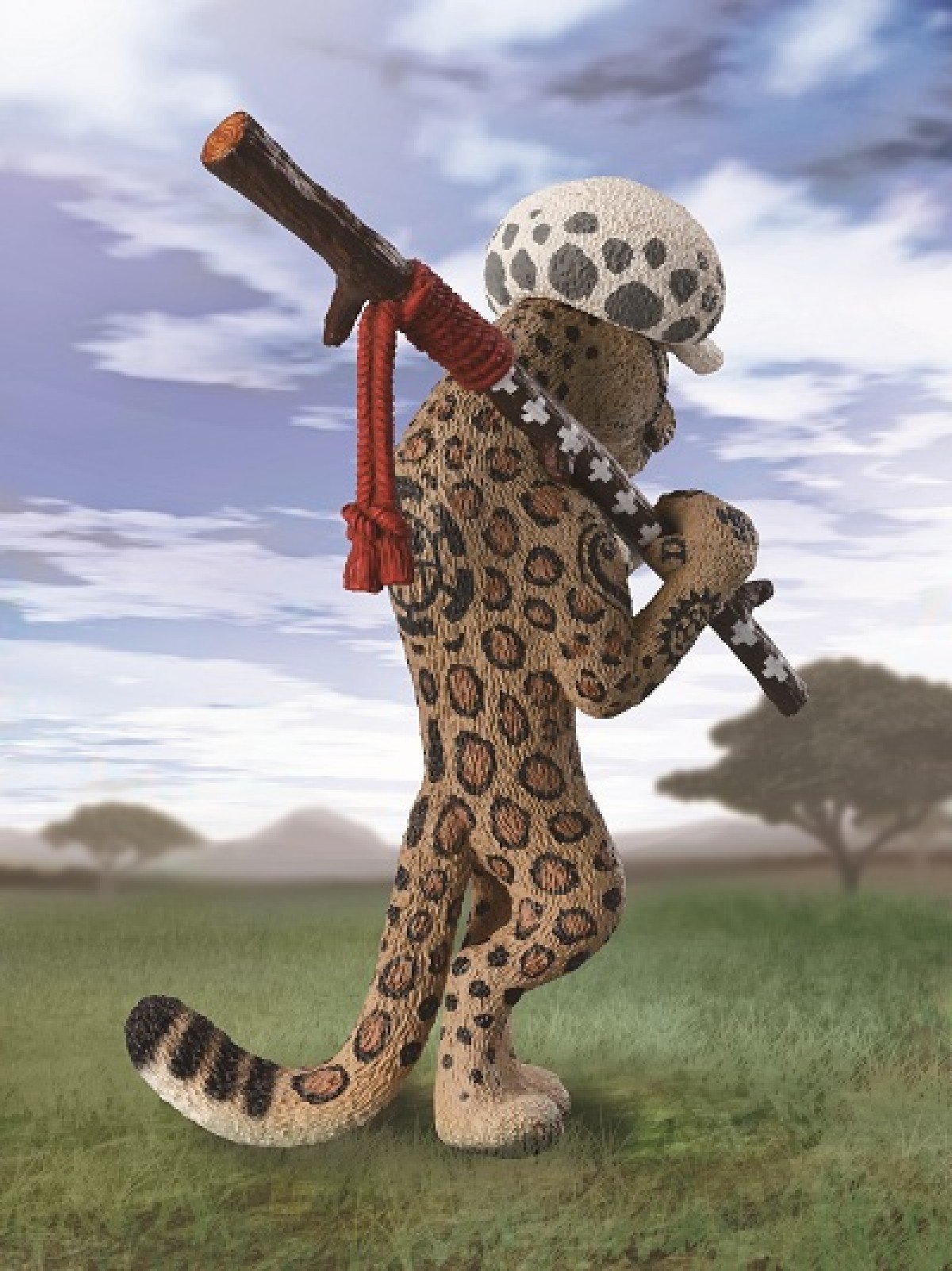 Figuarts Zero Artist Special Trafalgar Law As Snow Leopard - Amazon Exclusive Limited Edition (Asakuma Toshio × Eiichiro Oda) | One Piece Collectible Figure for Anime Fans & Display
