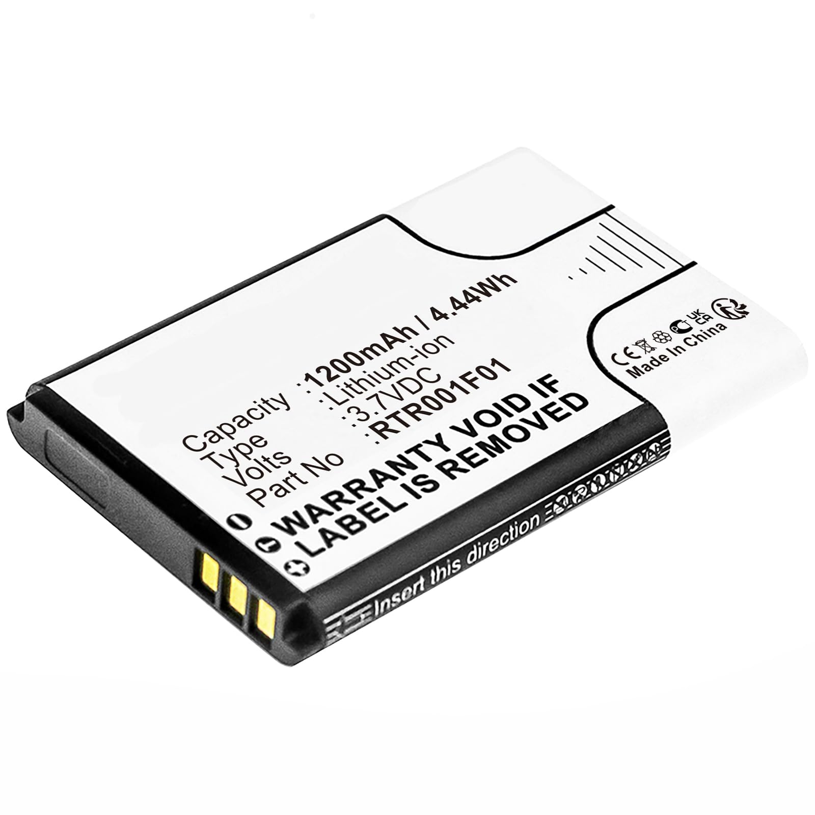 Uniden EXP1240H Cordless Phone Battery - 3.7V 1050mAh Li-Ion Replacement for Uniden 1000060 & EXP1240H - Perfect for Home, Office, and Business Use