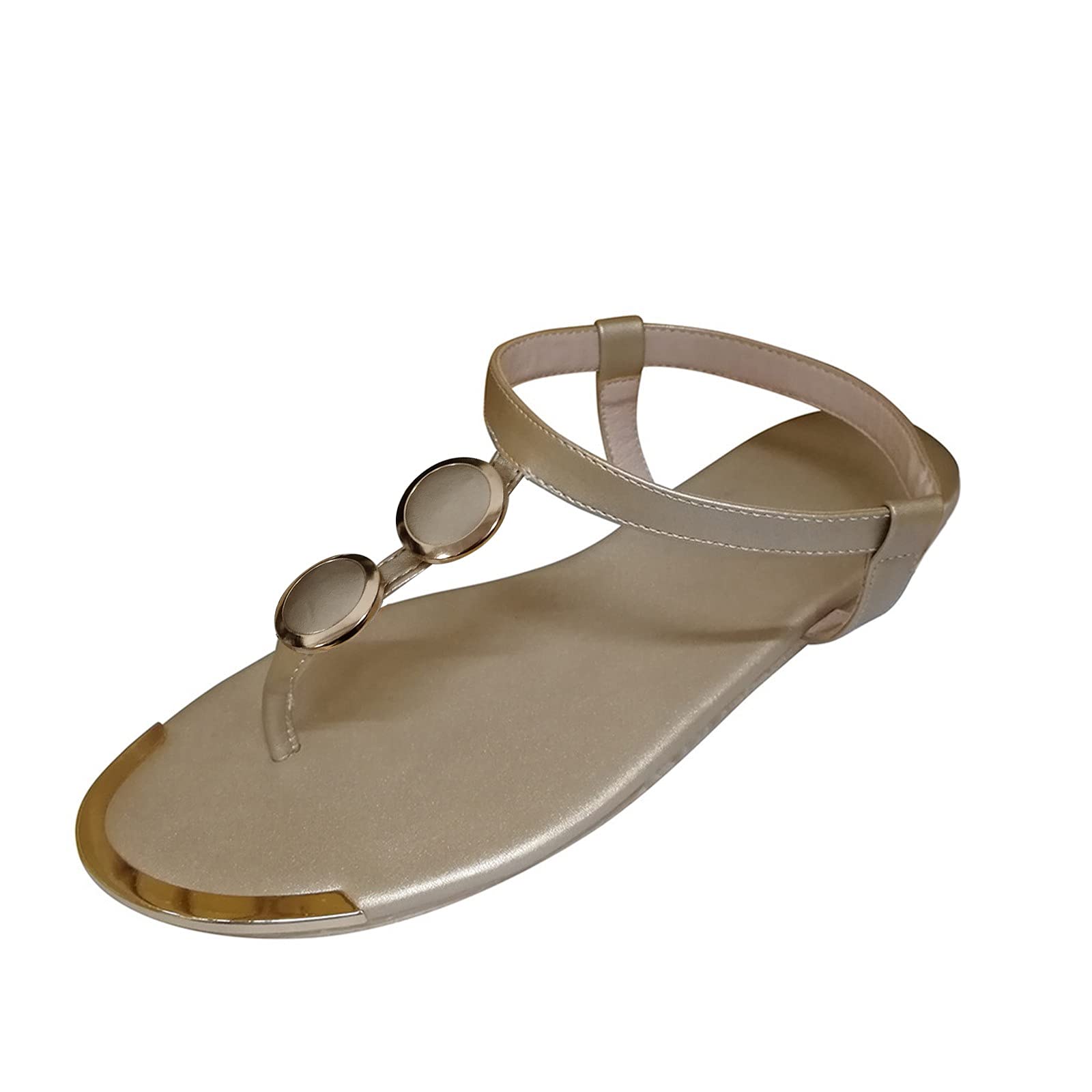 Women's Crystal Flip Flops - Comfortable Dressy Summer Sandals for Beach, Travel & Casual Wear | Elegant Flat Sandals for Women