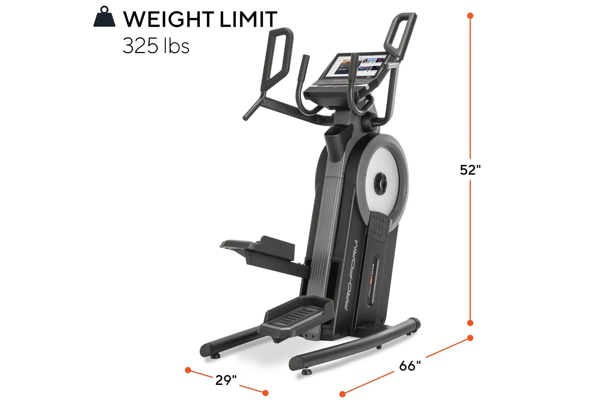 ProForm Pro HIIT H14 Elliptical Machine - High-Intensity Cardio Trainer for Home Gym Workouts | Perfect for HIIT, Weight Loss & Full-Body Toning