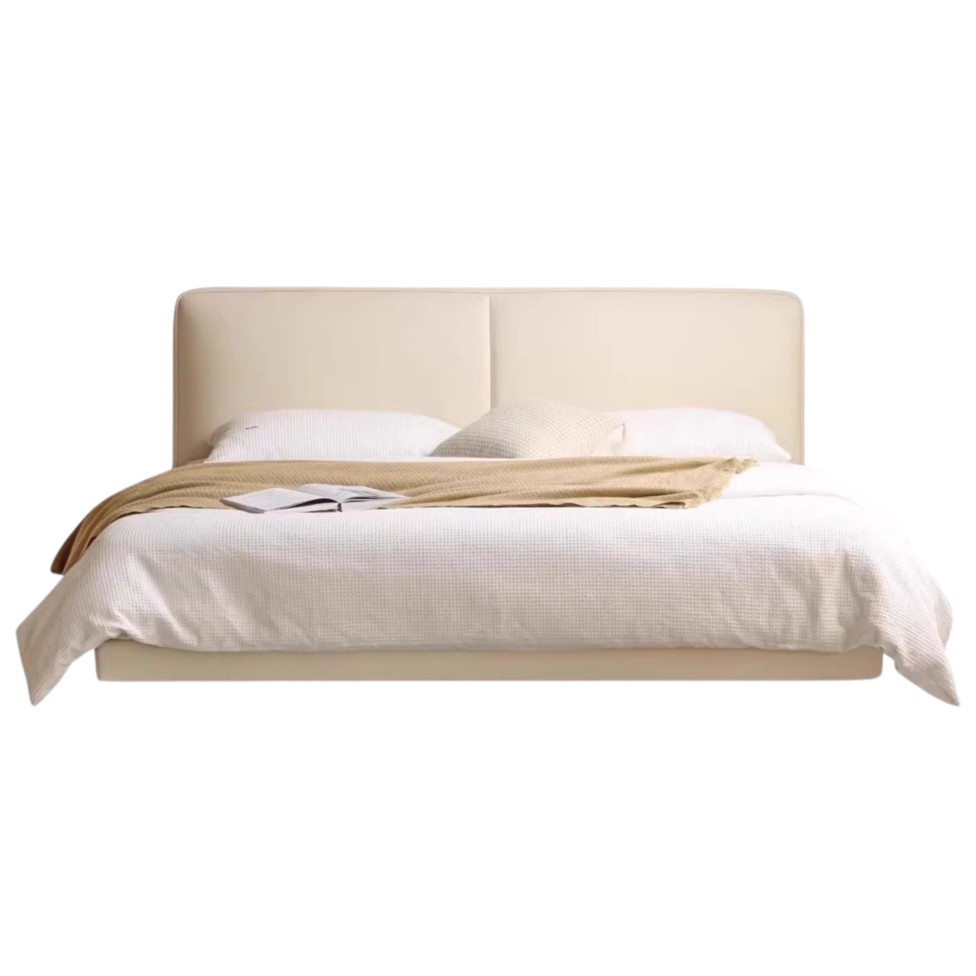 Milk white suspended bed