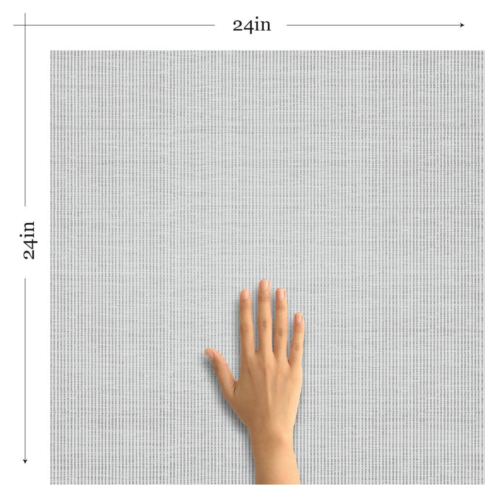 White and Grey Textured Peel and Stick Removable Wallpaper 9985 - Self-Adhesive Wall Covering for Bedroom, Living Room, Office Decor