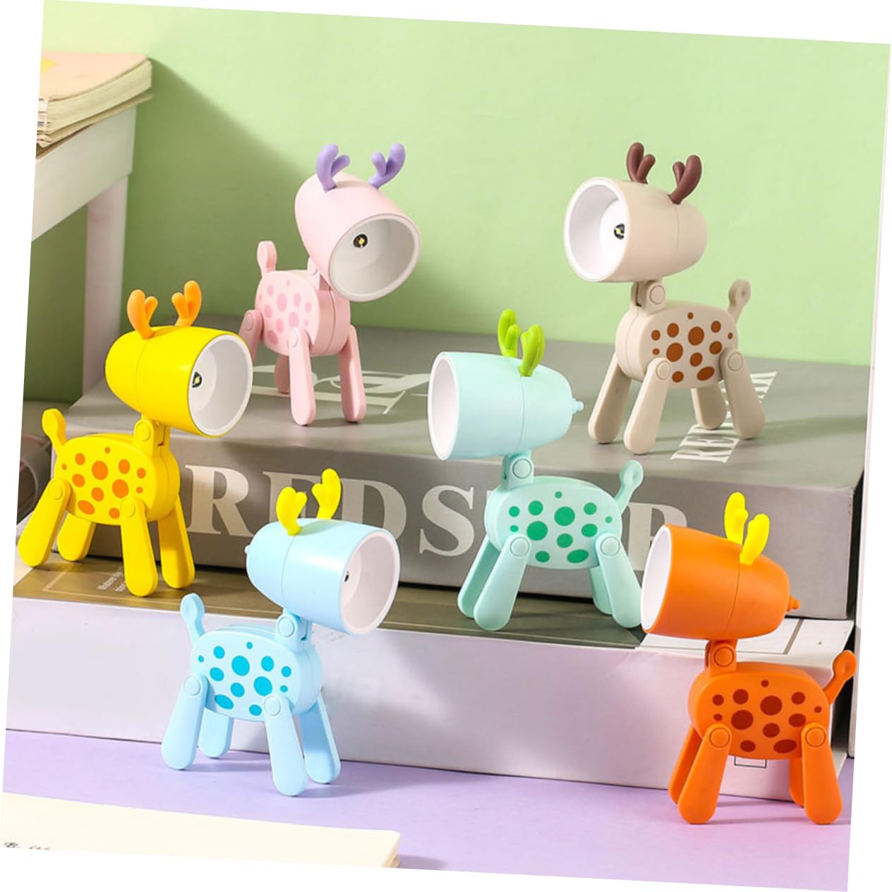 ARTIBETTER Pet Night Light - LED Night Lamp for Kids Room, Bedroom, Nursery, Study Desk | Cute Animal Table Lamp for Children, Students, Adults | Perfect for Bedtime, Reading, Decor, and Relaxation