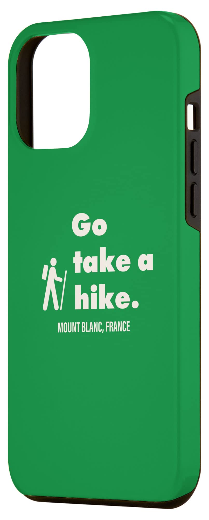 iPhone 12 Pro Max Case - Premium Mont Blanc France Inspired Retro Design - Perfect for Hiking, Travel & Outdoor Adventures