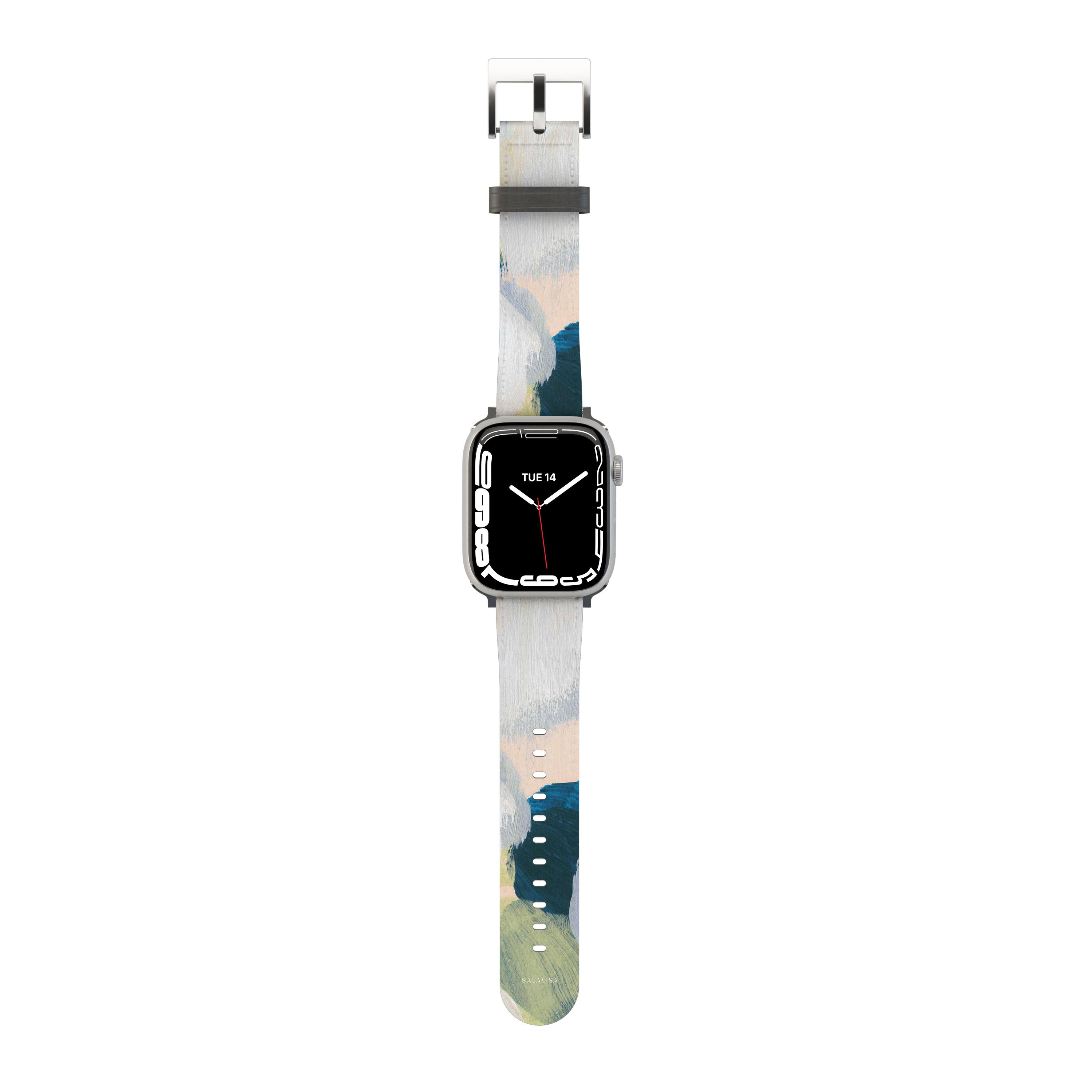 Breathable Summer Canvas Apple Watch Band - Lightweight & Comfortable for Outdoor Activities, Running, and Travel