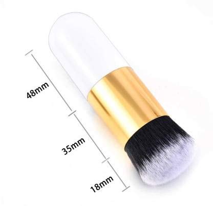 AIR BEAUTY Professional Foundation Makeup Brush & Beauty Blender Sponge Set - 2 Piece Multicolor Makeup Tools Kit for Flawless Liquid & Powder Application - Perfect for Daily Makeup, Travel & Professional Makeup Artists