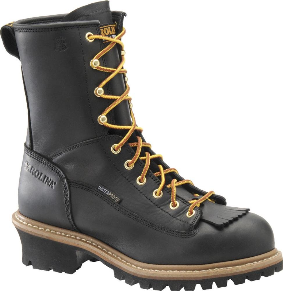 Carolina Men's Spruce Black Boots - Durable Leather Work Boots for Men - Comfortable & Stylish Footwear for Construction, Hiking & Outdoor Activities
