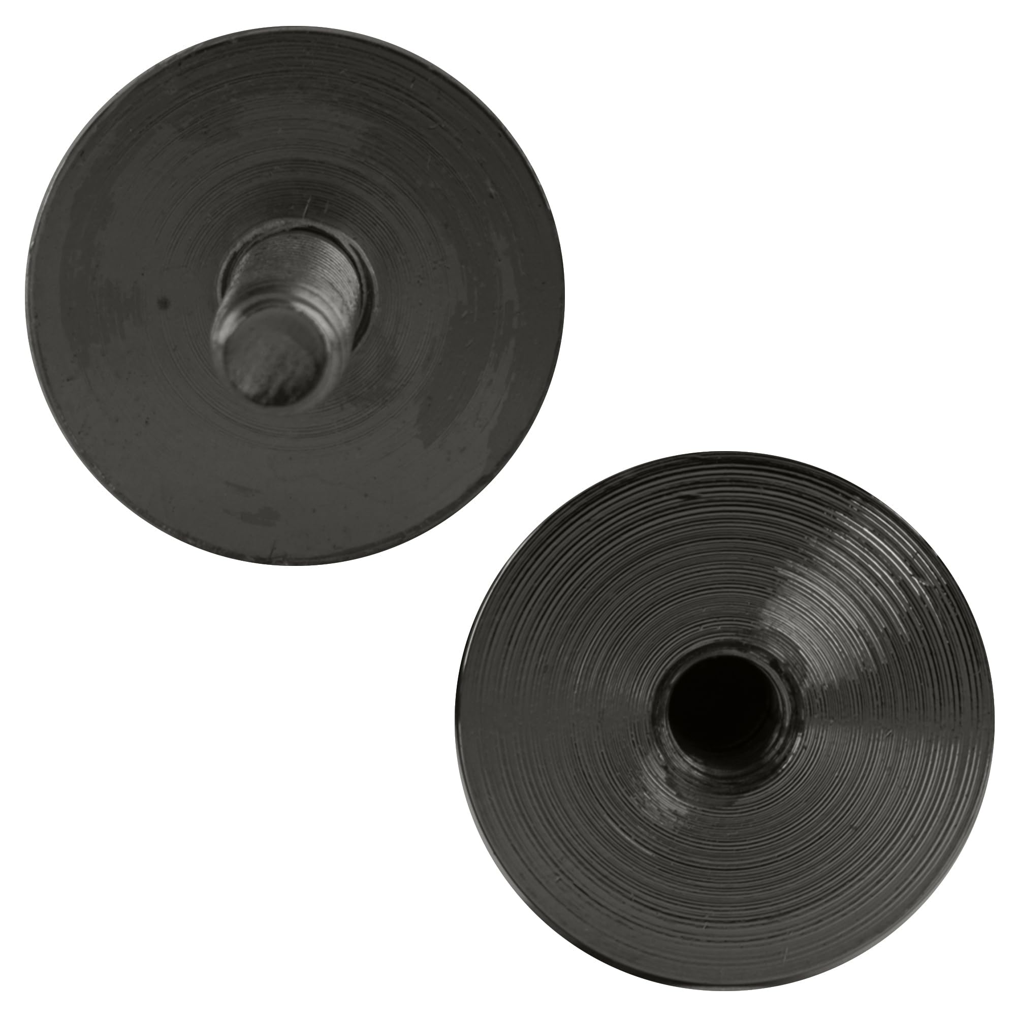 CRL Contemporary Style Gun Metal Finish Back-to-Back Shower Door Knob - Modern Bathroom Hardware for Shower Enclosures and Glass Doors - Perfect for Home Renovation and Spa-Like Bathroom Upgrades
