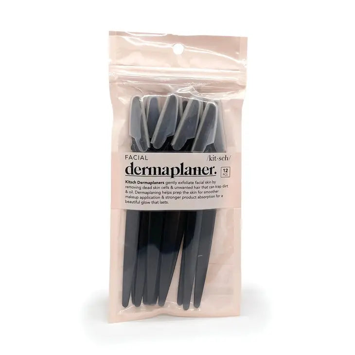 12PC Professional Dermaplaning Tool Set - Exfoliating & Peach Fuzz Removal for Smooth Skin - At-Home Facial & Beauty Care Kit