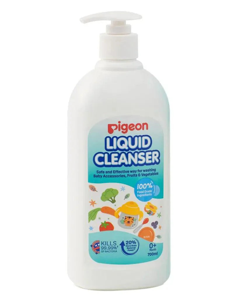Pigeon Baby Bottle & Accessories Liquid Cleanser - 700ml | Gentle Cleaning Solution for Baby Bottles, Pacifiers & Toys | Safe for Newborns & Infants | Perfect for Daily Use at Home & Travel