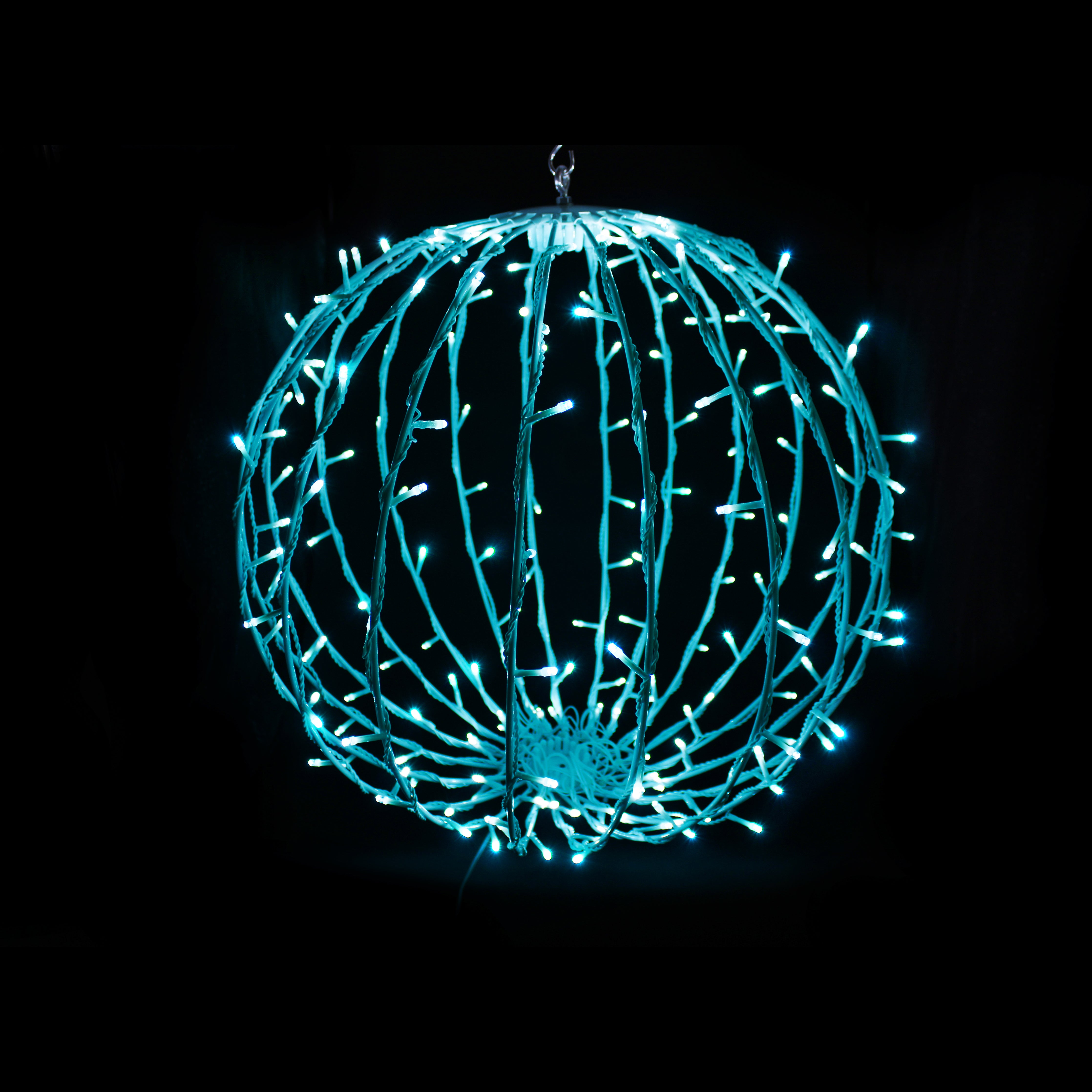 20 Pack Warm White LED Sphere Lights - 200 LEDs Each for Indoor/Outdoor Holiday, Wedding, Party & Home Decor