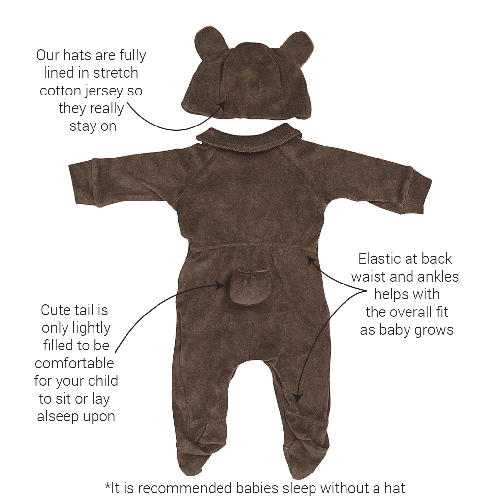 Adorable Baby Wombat Costume for Infants & Toddlers - Soft & Cute Animal Outfit for Halloween, Dress Up Parties & Photo Shoots