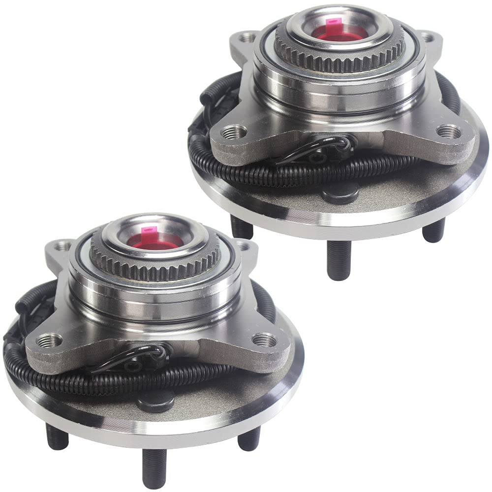 515158 Front Wheel Hub Assembly 4WD with ABS - Compatible with Ford Expedition & Lincoln Navigator - 6 Lug Wheel Bearing and Hub Pair - Perfect for Off-Roading, Towing & Heavy-Duty Use