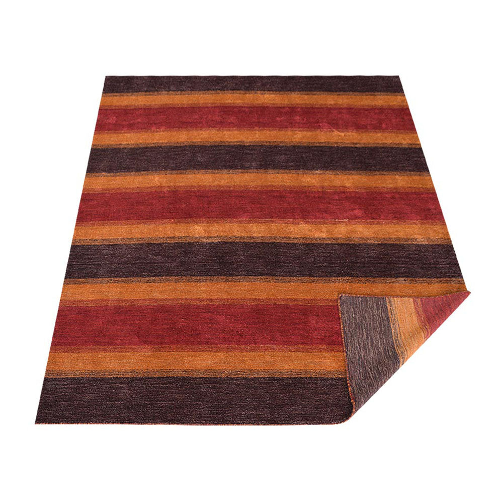 Handmade Amber Wool Hand Knotted Rug - Traditional Persian Style Area Rug for Living Room, Bedroom & Home Decor