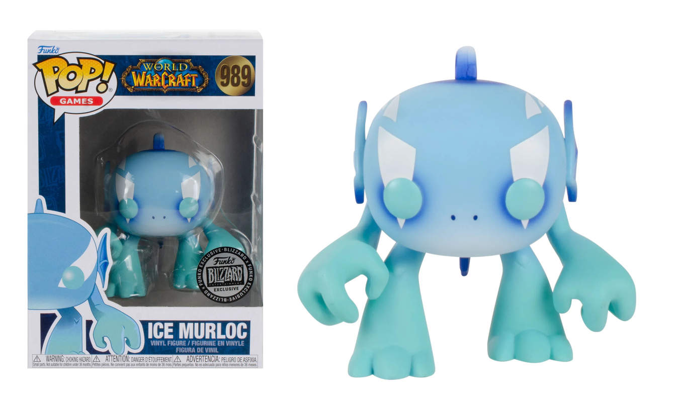 World of Warcraft Ice Murloc Blizzard Exclusive Funko Pop Vinyl Figure - Collectible Gaming Merchandise for WoW Fans & Pop Culture Enthusiasts - Perfect for Display, Gifts, and Gaming Room Decor