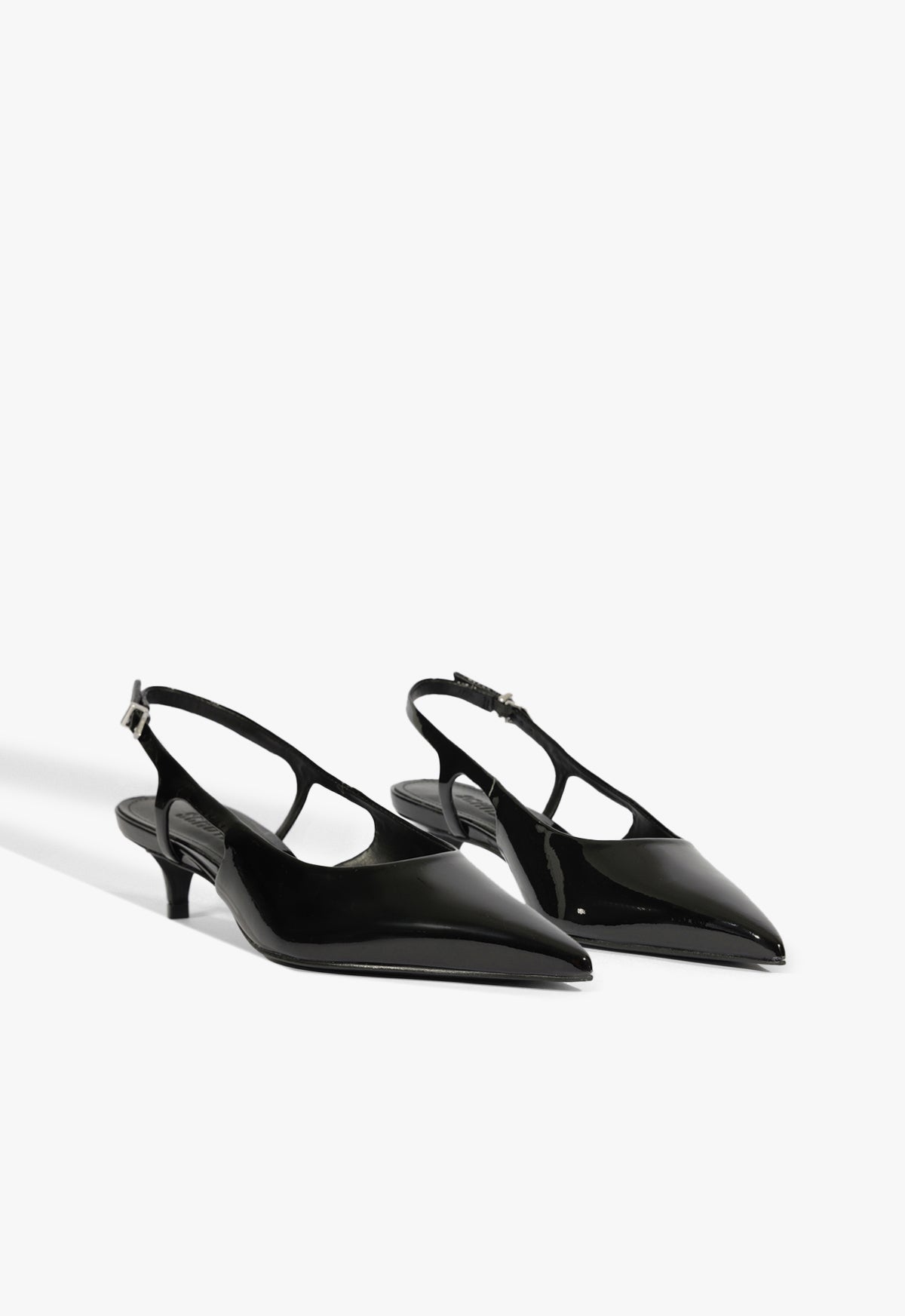 Boris Kitten Sling Pump - Comfortable Women's Low Heel Shoes for Work, Party & Daily Wear | Stylish & Lightweight Office Pumps with Non-Slip Sole | Perfect for Business, Dating & Special Occasions