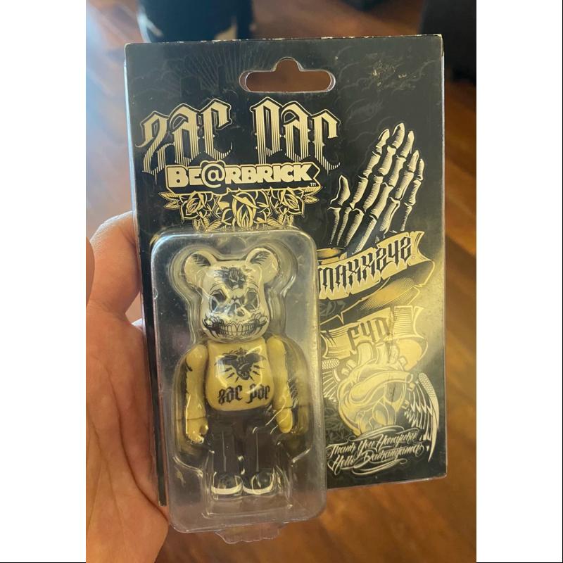 Limited Edition Medicom Be@rbrick ZACPAC MAXX242 100% Collectible Vinyl Art Toy - Perfect for Display, Gifts & Anime Collections