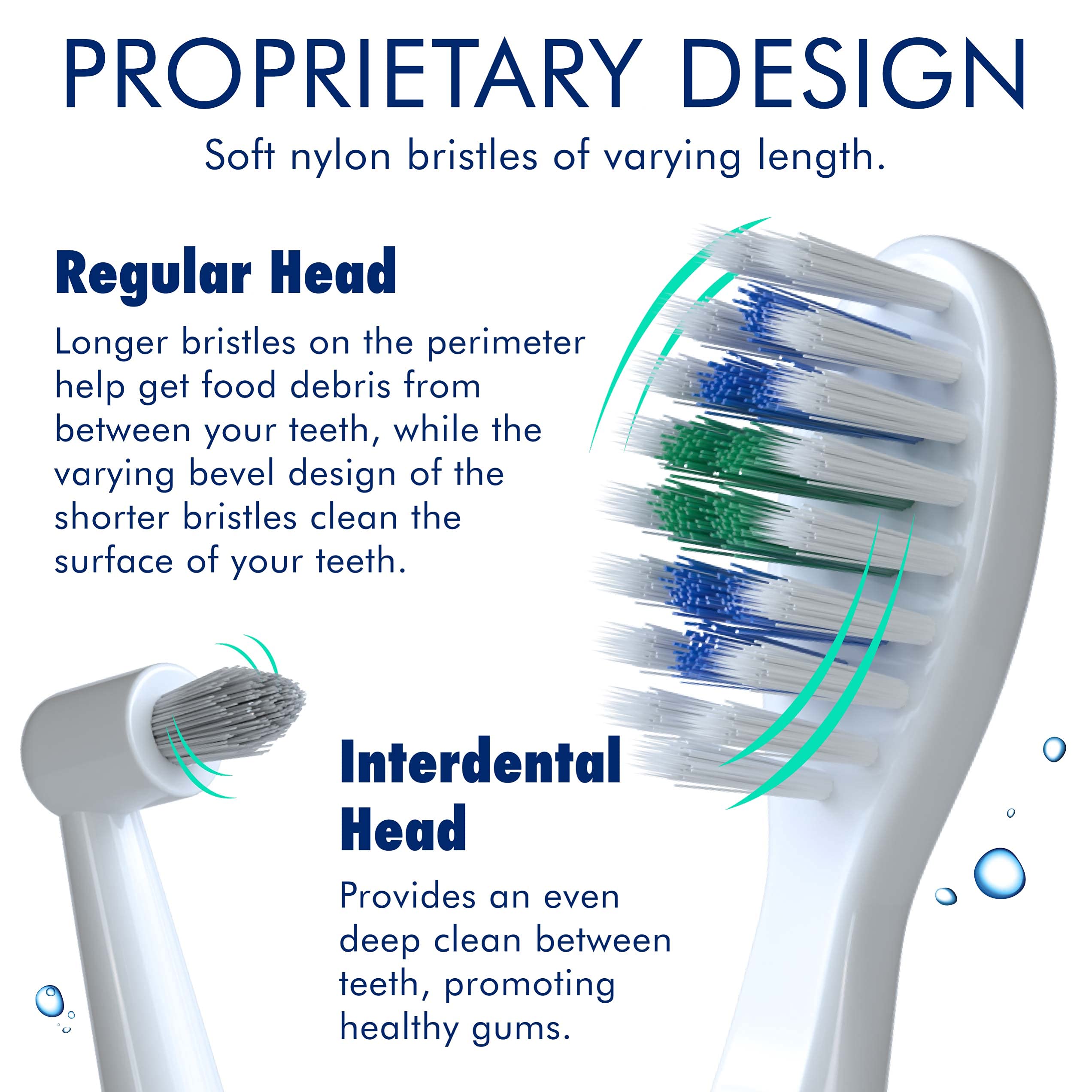 Rechargeable Electric Toothbrush Set for Adults & Kids - 14 Brush Heads, 3 Cleaning Modes, Smart Timer, Charging Dock - Dual Handle Toothbrush for Family Oral Care - Perfect for Travel & Home Use (White)