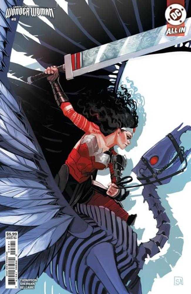 Absolute Wonder Woman #8 Cover B Stephanie Hans Card Stock Variant - Collectible Comic Book for DC Fans, Perfect for Display & Gifts