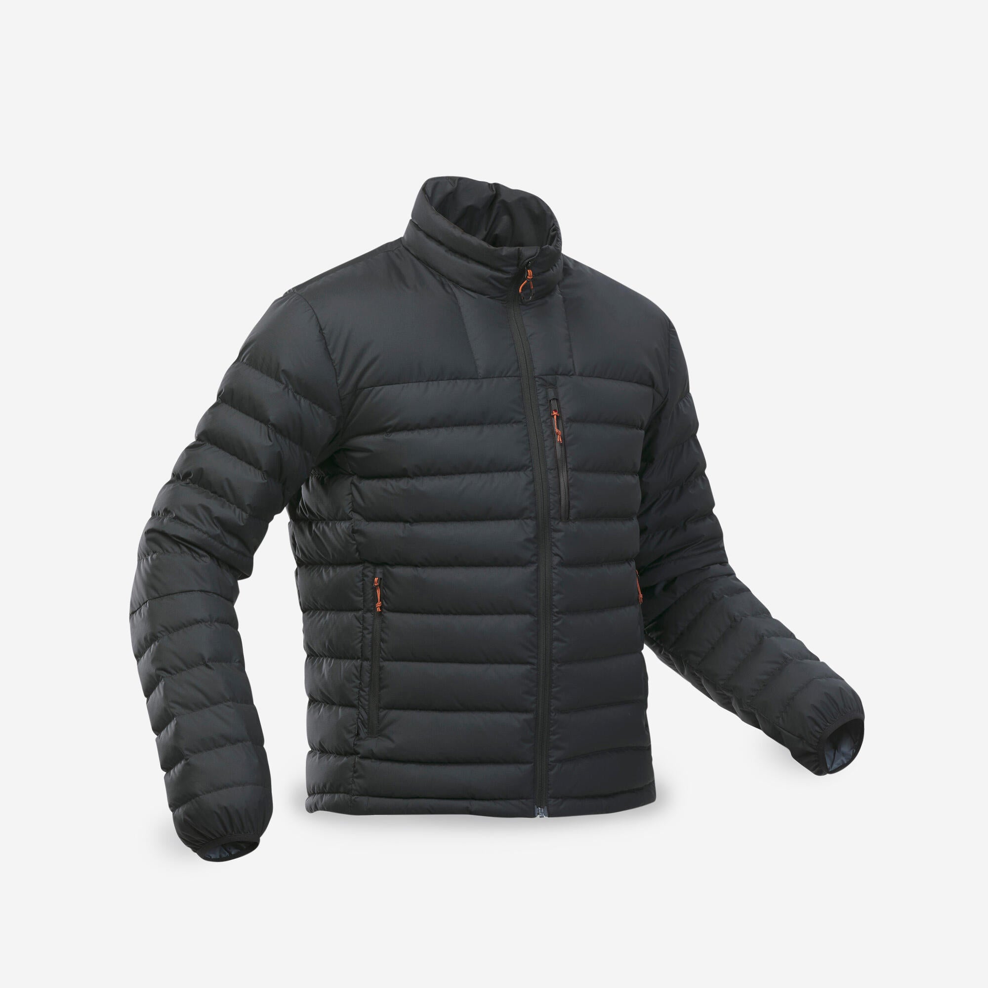 Forclaz Men's MT500 Down Puffer Jacket - Lightweight Warm Winter Coat, Waterproof Windproof Outdoor Jacket for Hiking, Skiing & Cold Weather Activities